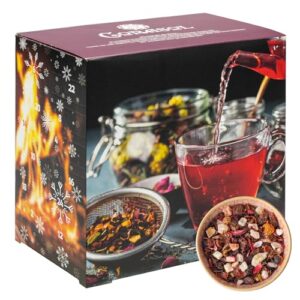 Corasol Premium Früchtetee-Adventskalender 2020 XL mit 24 fruchtige Gourmet-Teesorten