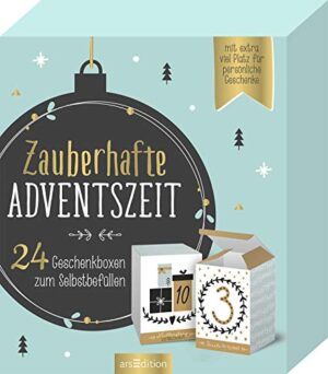 Zauberhafte Adventszeit 24 Geschenkboxen zum Selbstbefüllen