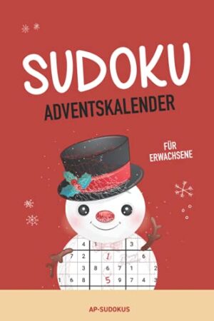 Sudoku Adventskalender für Erwachsene - 300 Rätsel