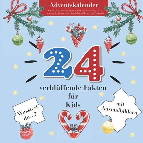 Adventskalender zum Ausmalen, AUSMALEN, Malen und Zeichnen