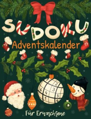 Sudoku Adventskalender für Erwachsene von Leicht - Schwer