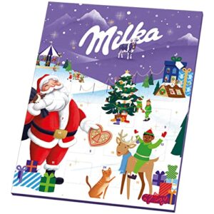 Milka Alpenmilch Adventskalender mit Schokoladenfiguren