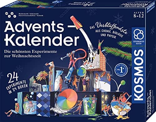 Kosmos Adventskalender, JUNGEN, Kinder, KOSMOS, NATURWISSENSCHAFTEN, Brandneu 2022, Für Kinder, Wissen-Kids