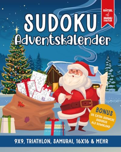 Sudoku Adventskalender, SUDOKU, Rätsel Adventskalender, Sudoku Adventskalender