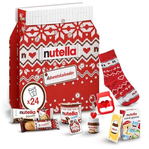 Nutella Adventskalender 2024 Mini-Aufstriche – Bildquelle: Amazon.de