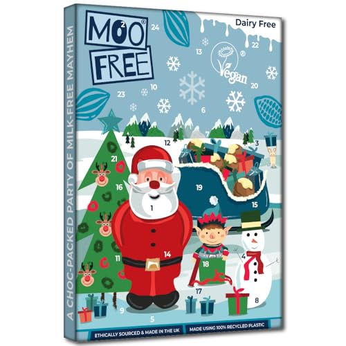 Vegane Adventskalender, GLUTENFREI, MF, Moo Free, Vegan, Schokolade