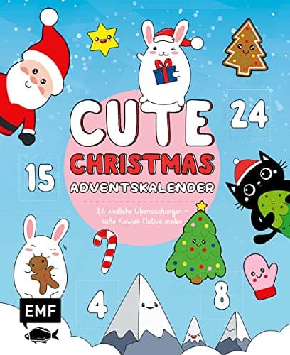 Adventskalender zum Ausmalen, AUSMALEN, Malen und Zeichnen