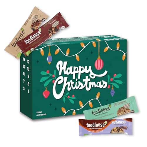 Vegane Adventskalender, 2024, GLUTENFREI, Laktosefrei, Vegan, Bio Adventskalender, Food Adventskalender, Food-Kids, Für Jugendliche