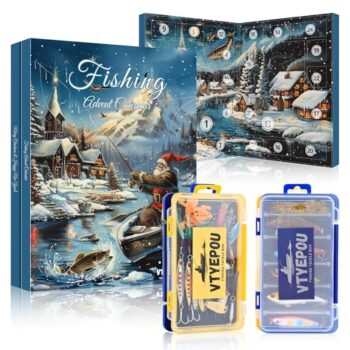 Angel Adventskalender 2025 mannen, engelaas, kerstkalender 2025 mannen, adventskalender vissen, adventskalender 2025 volwassenen, visserscadeau, advent kalender (A1